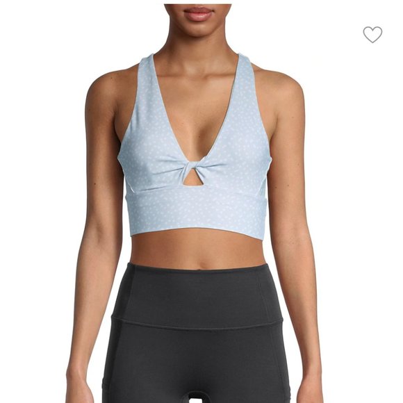 Betsey Johnson Other - Betsey Johnson Polka Dot Knotted Sports Bra